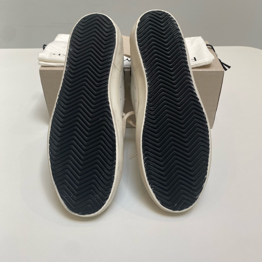 Golden Goose Superstar Sneaker White Leather/Taupe/Black/Mauve Glitter sz 40 NIB - Picture 8 of 12
